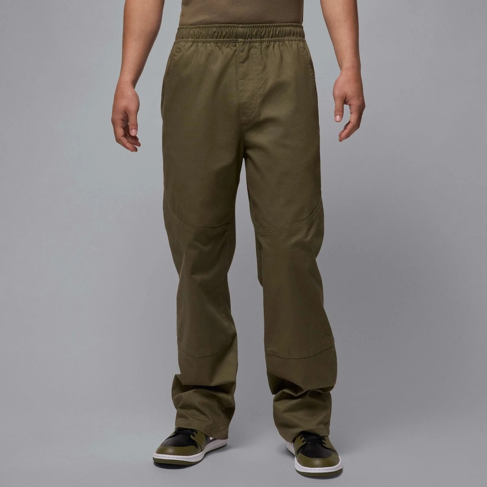 Nike Jordan Essentials Woven Pants Mens Size Large Army Green Loose Fit NWT