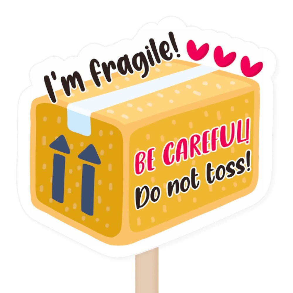 Funny Fragile Stickers,Gift Box Shipping Stickers,I'm Fragile Stickers for Pa...