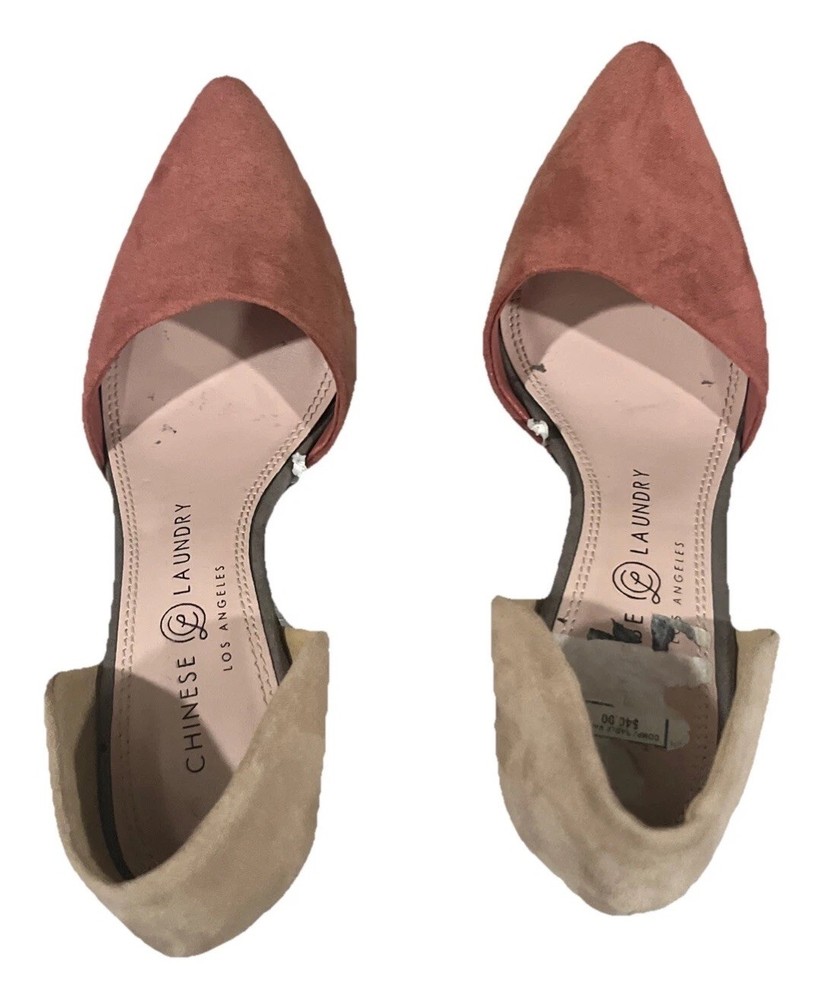 chinese laundry Closed Toe Suede Shoes/heels Pumps  size 6 Multicolored