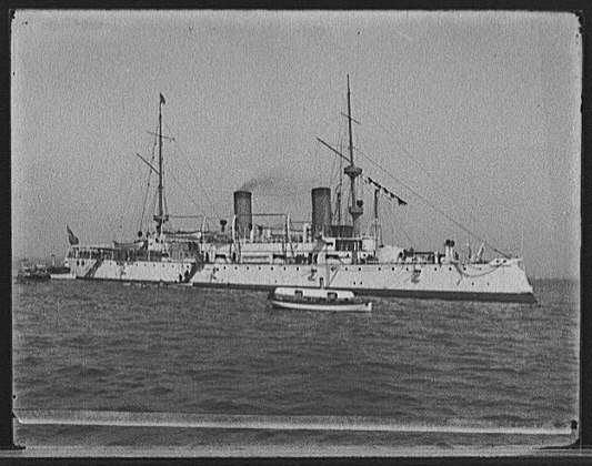 Photo:U.S.S. Olympia Battleship 1895-1901
