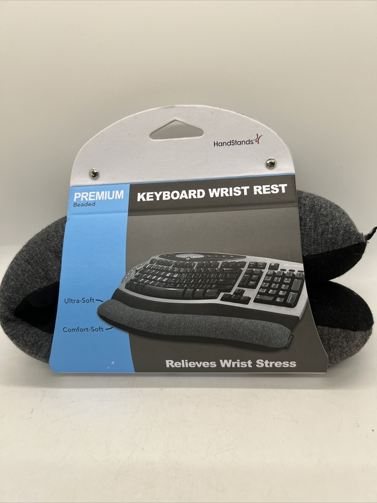 Handstands Beaded Ergonomic Keyboard Wrist Rest for Comfort and Support