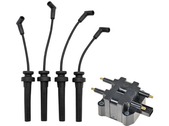 Ignition Coil and Spark Plug Wire Set fits Eclipse 1995-1999 78ZMZZ