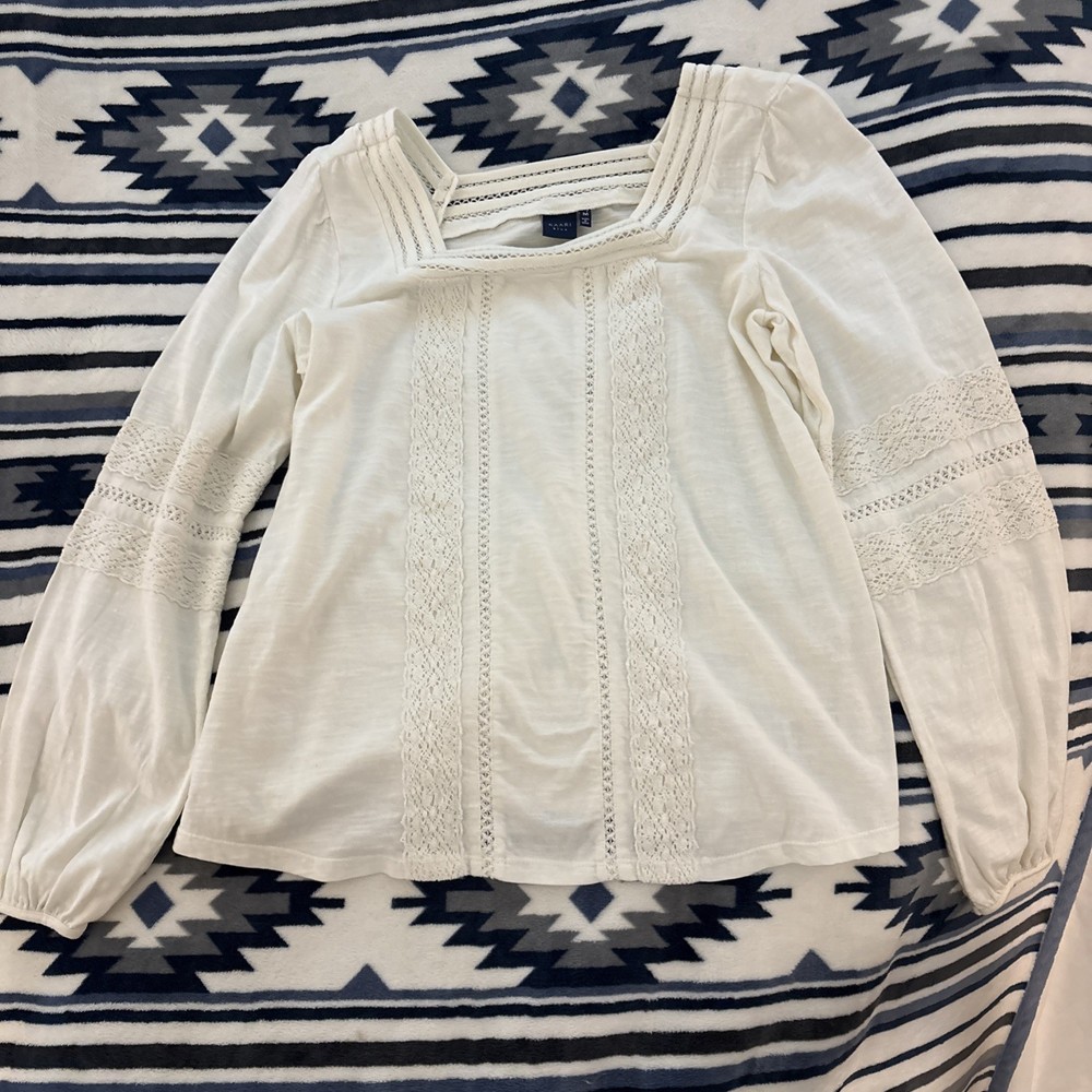 Kaari Women's Soft Cream Medium 100% Cotton Long Sleeve (KWSCM)