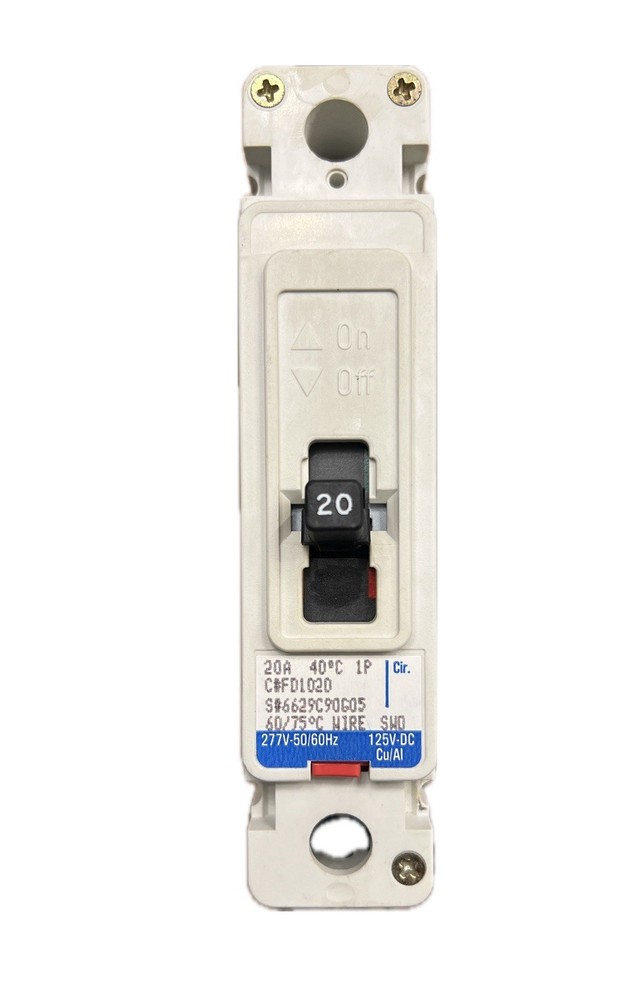 Westinghouse FD1020 1 pole 20 amp 25kA @  277v Circuit Breaker -Tested