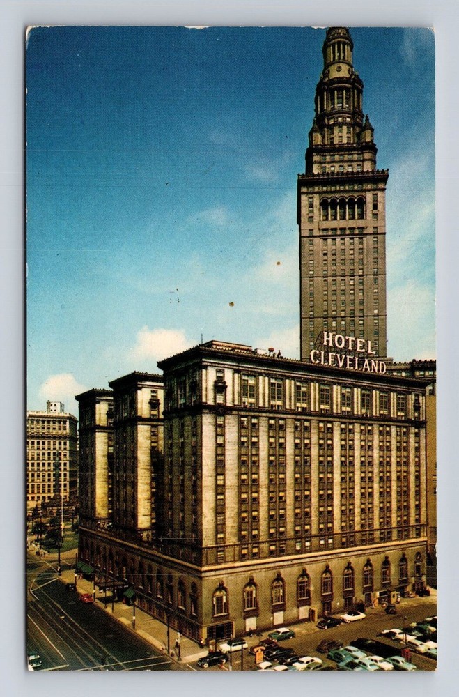 Cleveland OH-Ohio, Hotel Cleveland, Advertisement, Antique, Vintage Postcard