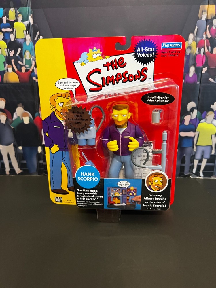 HANK SCORPIO The Simpsons World of Springfield Unopened Action Figure by Playmates Collectible Toy