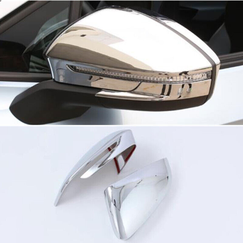 For Volkswagen ID.4 2021-2024 Chrome Side Rearview Mirror Cover Decor Shell Trim