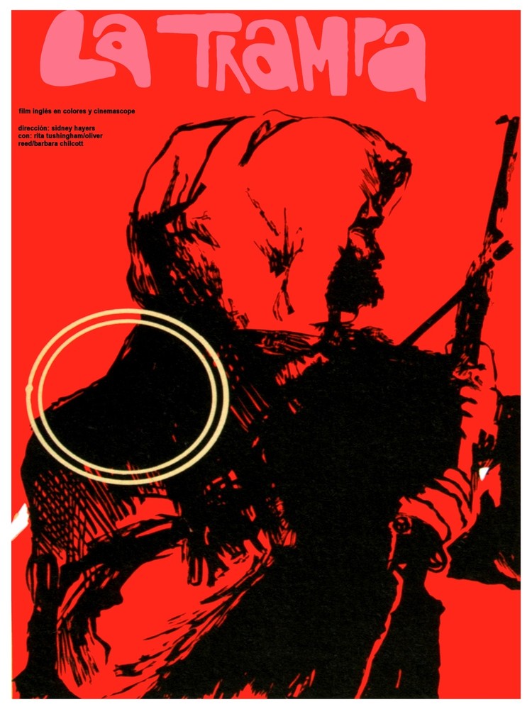 La Trampa, The Trap Red film Decoration Poster.Graphic Art Interior design. 3721