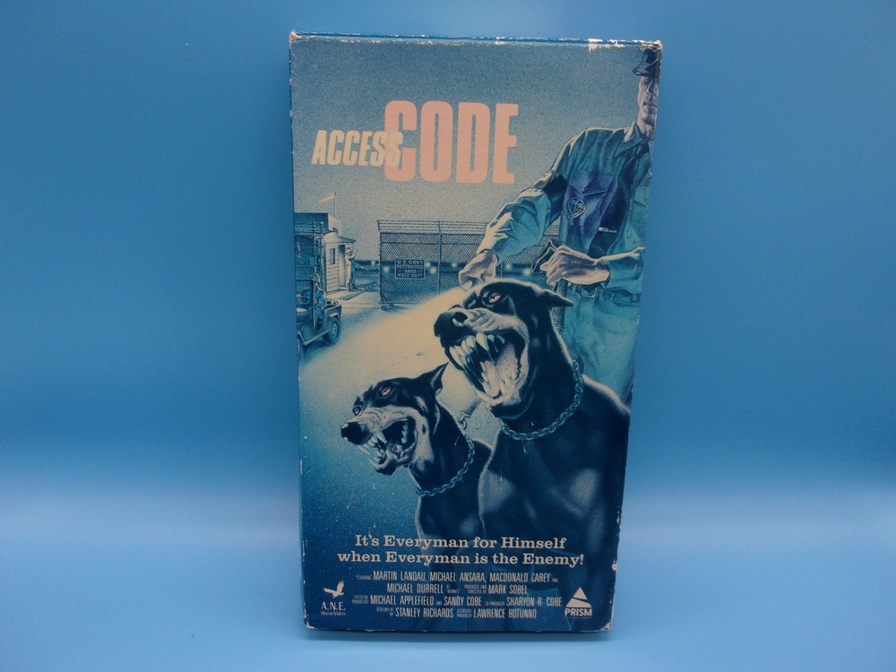 Access Code ( Vhs 1984 ) Original Rare Prism Release Martin Landau Collectible !