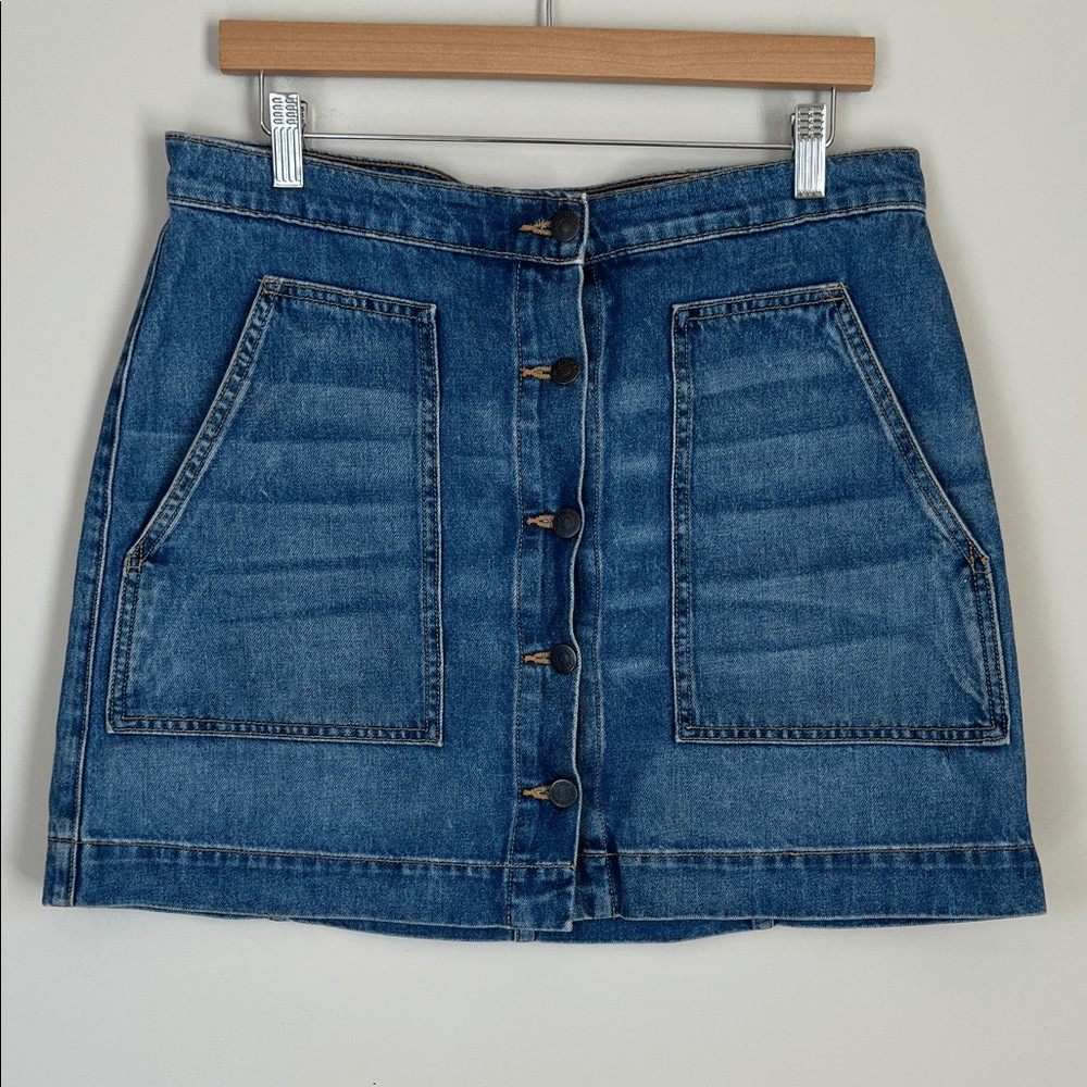 Veronica Beard Denim Mini Skirt Jean Skirt Western Sz 31