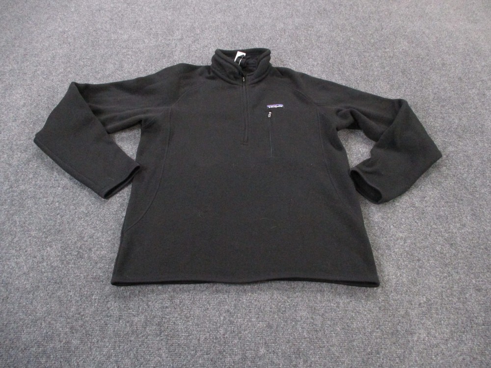 Patagonia Jacket Mens M Black Better Sweater Fleece Jumper Outdoors Hiking 25521