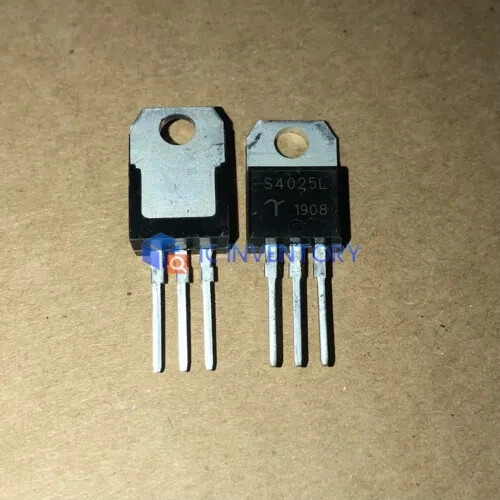 1PCS S4025L Encapsulation:TO-220,SCRs 1-70 AMPS NON-SENSITIVE GATE