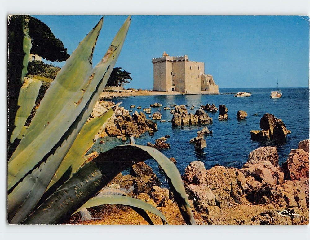 Postcard Abbaye fortifiée Abbaye de N. D. de Lerins Cannes France