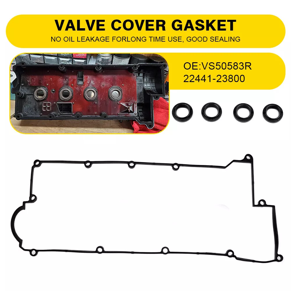 Genuine Valve Cover Gaskets Seals Set OE VS50409S For Kia Sportage 2005-2010