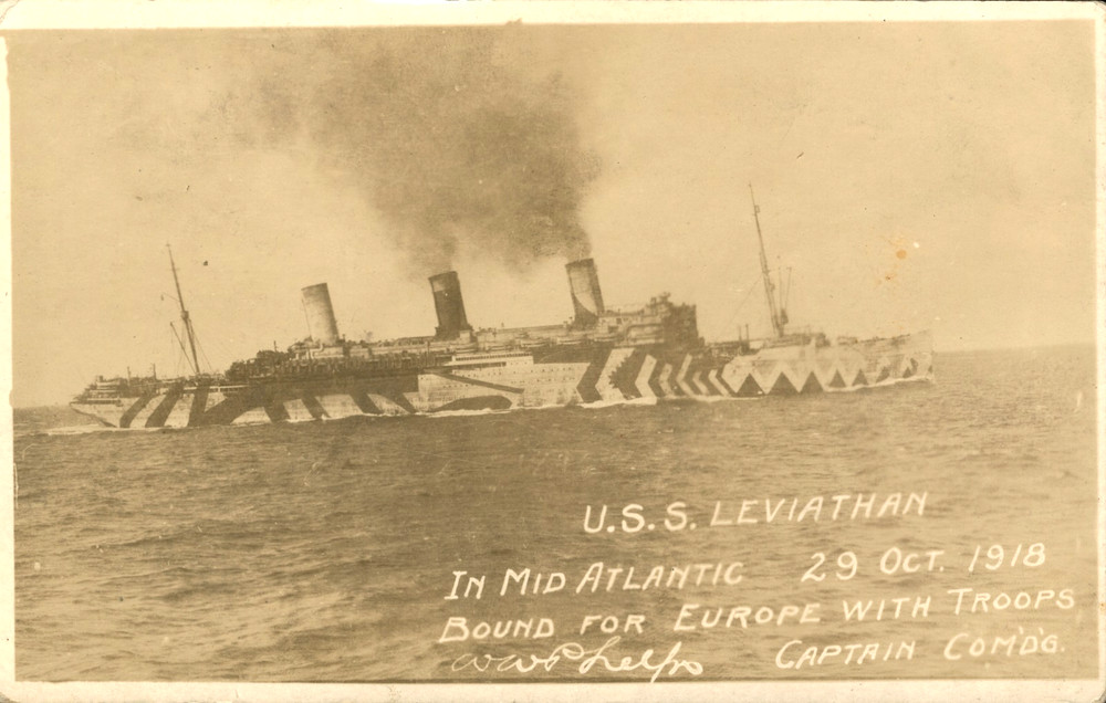 U.S.S. Leviathin, the Spanish Flu Ship of Death, Oct. during WWI, 1918