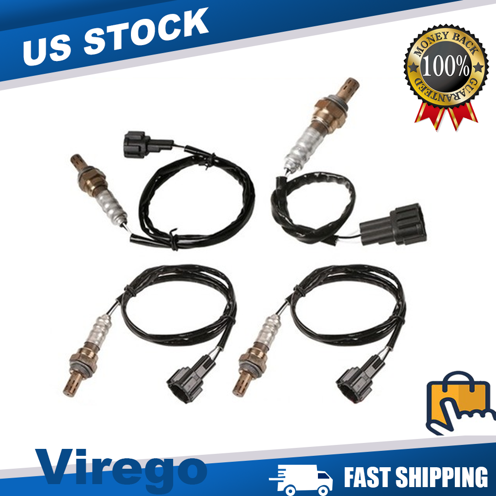 4x Up & Downstream O2 Oxygen Sensor For 2004 Nissan Frontier Xterra SE XE 3.3L-K
