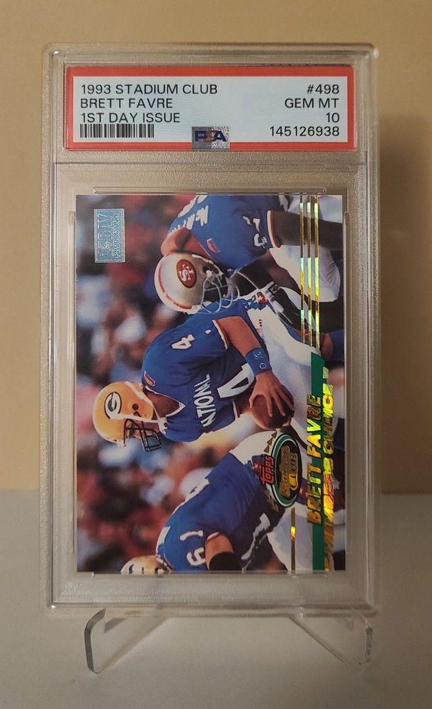 Brett Favre - 1st Day Issue - 1993 Topps Stadium Club - PSA 10