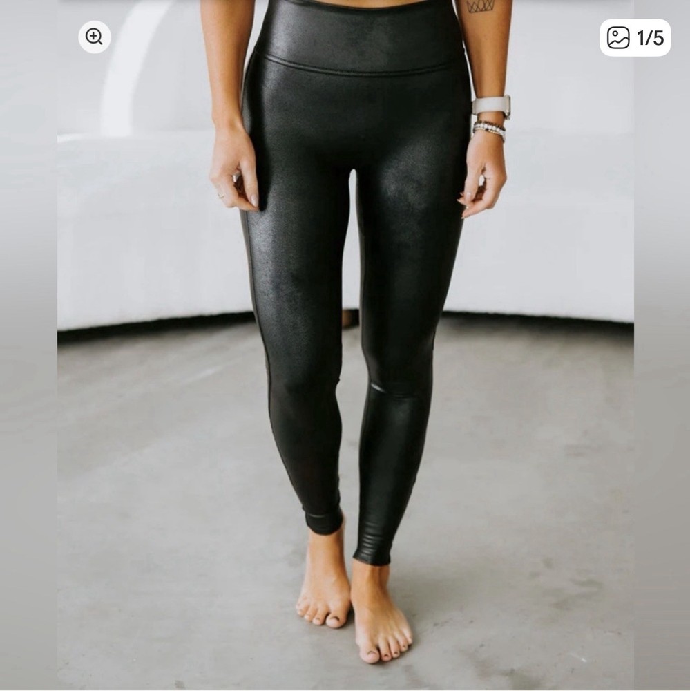 Spanx Faux Leather Leggings