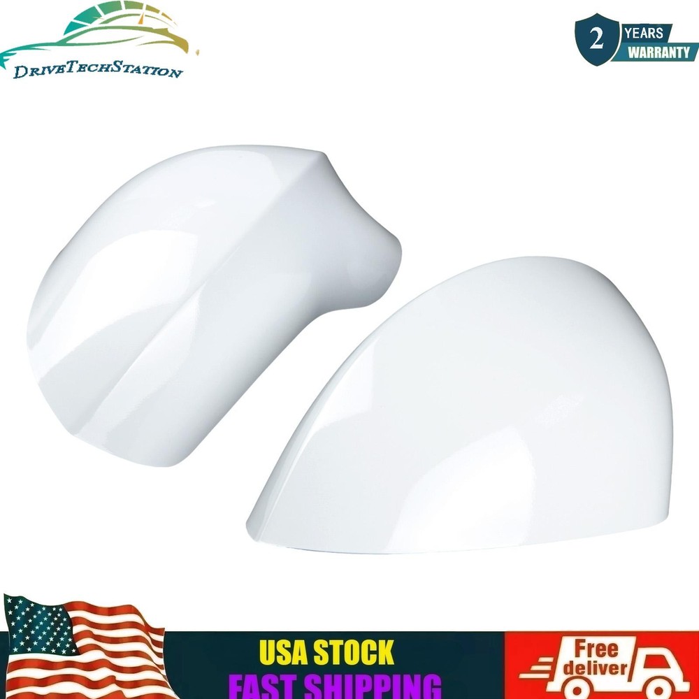 For SEAT Leon MK2 Exeo 3R Lbiza MK4 6J 2008-2017 White Replacement Mirror Covers