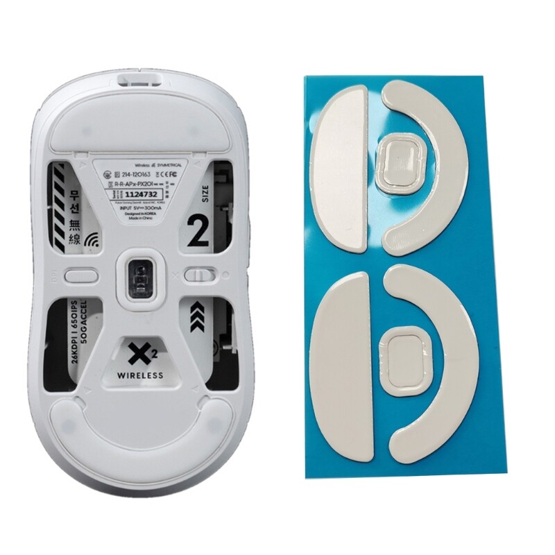 2 Sets Enhanced Gaming Mouse Feet Skates Pad Glides for Smooth Control