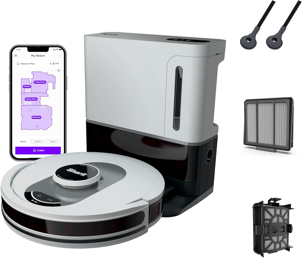 AI Ultra Robot Vacuum Voice Control Mapping Self-Empty Pet Carpet Hard Floor