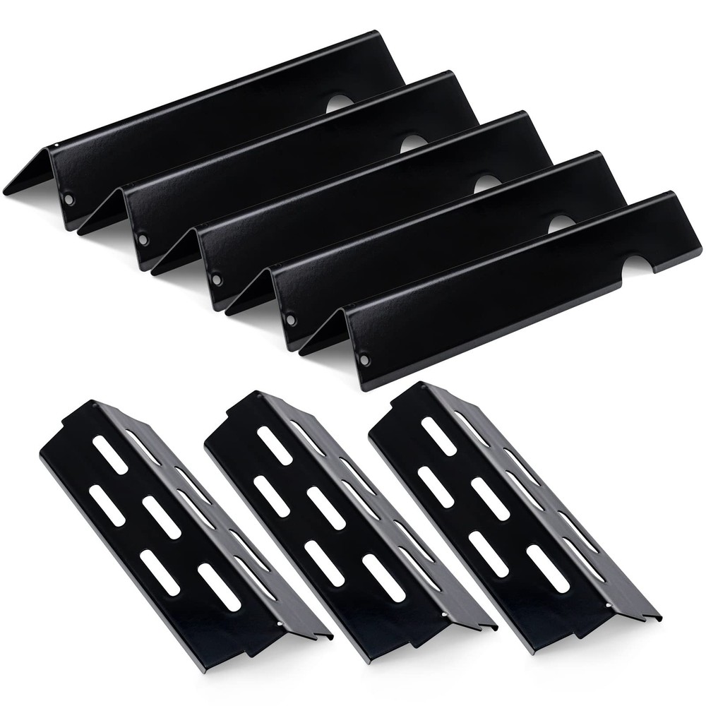 Flavorizer Bars and Heat Deflectors Replacement for Weber Genesis II (3+5 Gen...