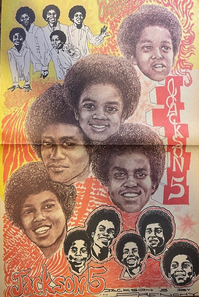1970 Poster Jackson 5 Michael Jackson