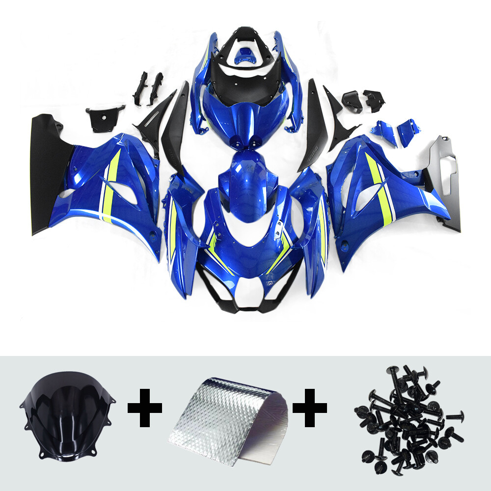 Fairing Kit for GSX-R1000 GSXR1000 2017 2018 2019 2020 White Blue Black Fairings