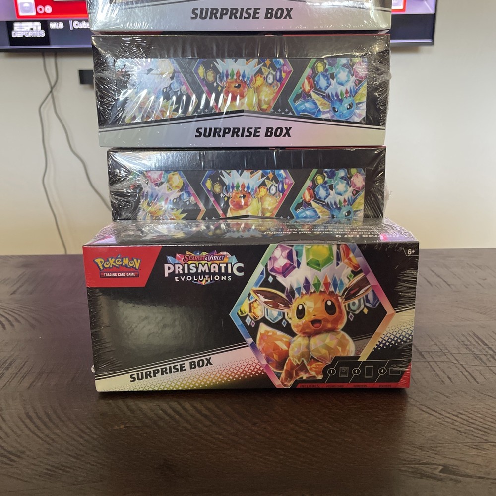 Prismatic Evolutions Surprise Box Pokémon TCG New Sealed In Box