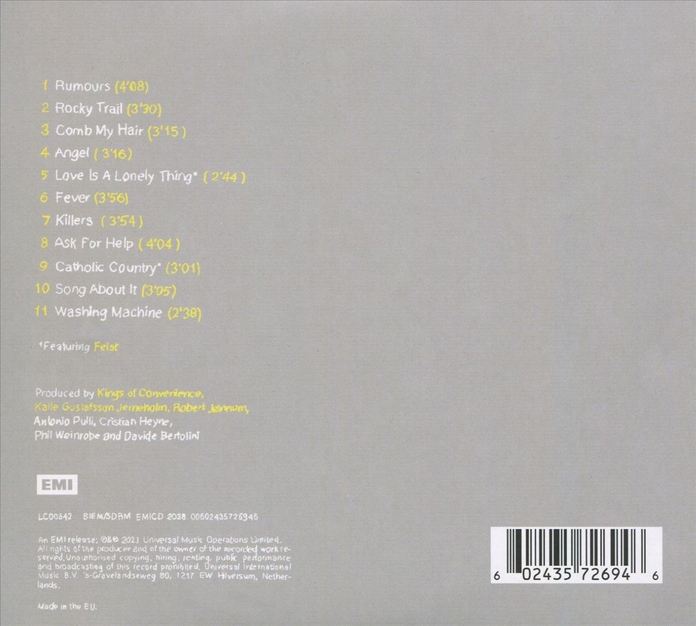Kings Of Convenience Peace Or Love New Cd