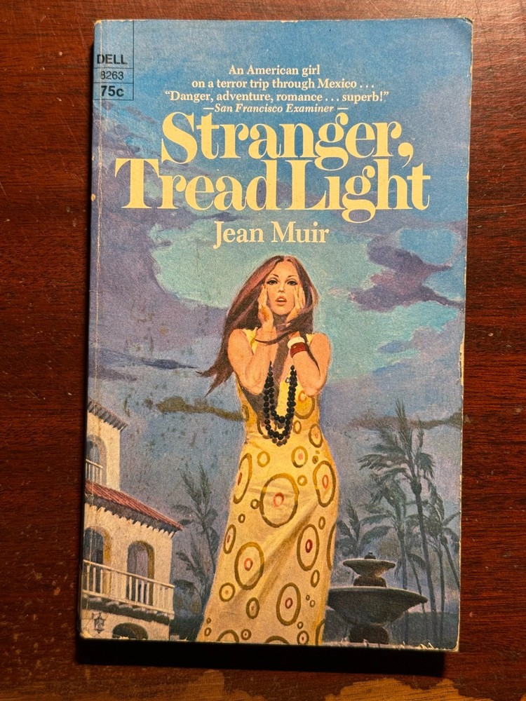 Stranger, Tread Light Jean Muir Dell 1974 1970s Gothic Horror Vtg PB BK