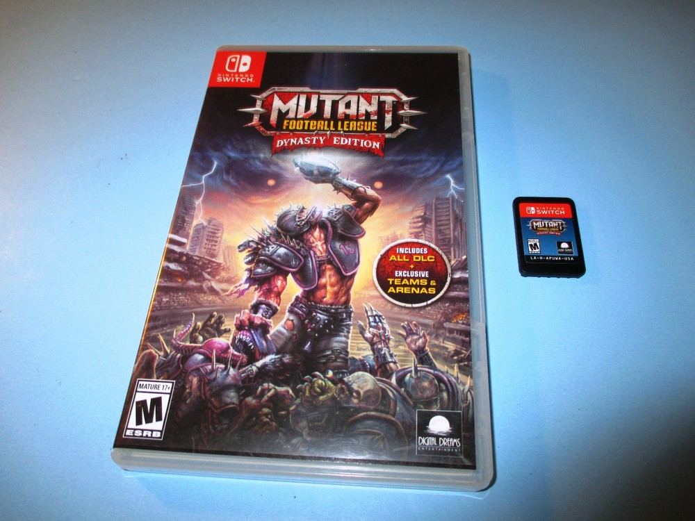 Mutant Football League: Dynasty Edition Nintendo Switch Game w/Case