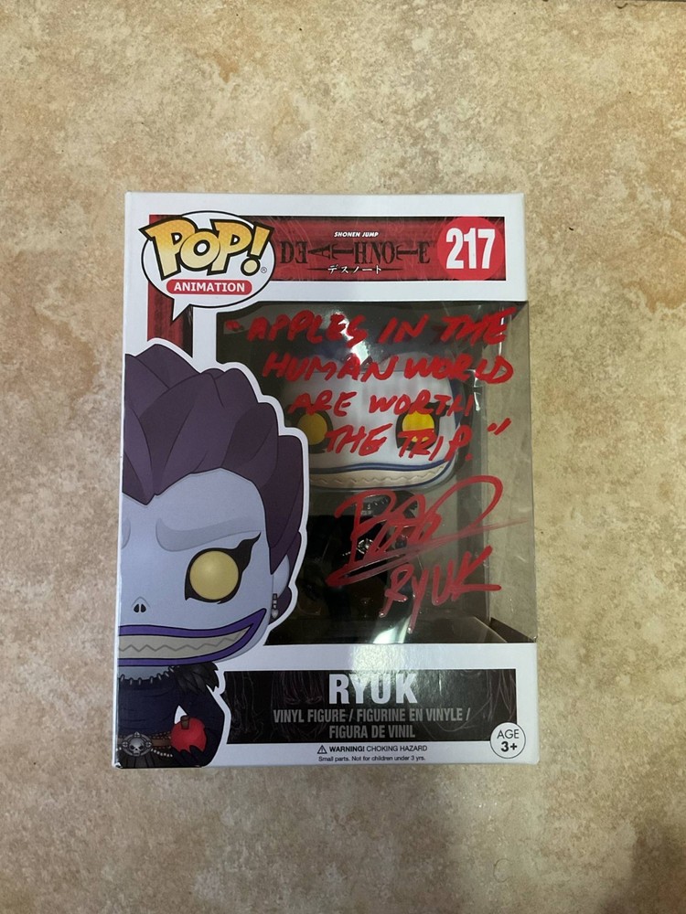 Funko Pop! Death Note RYUK #217 Autographed By Brian Drummond