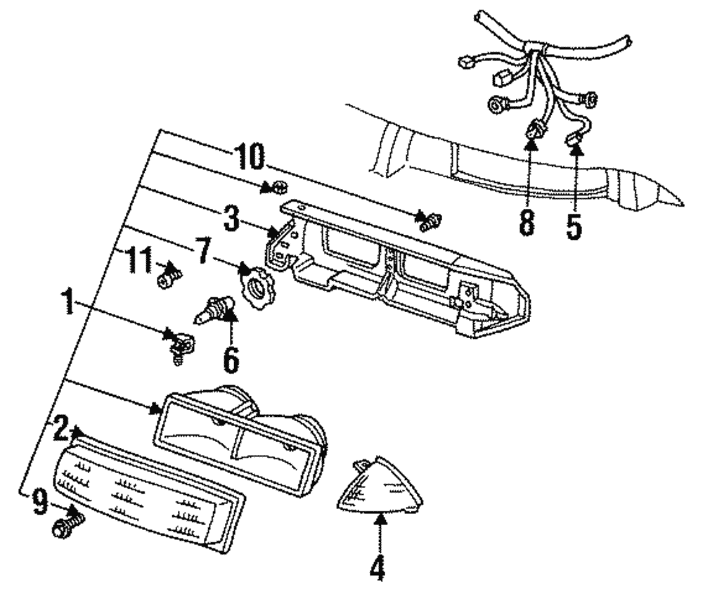 Genuine GM Headlamp Assembly 16513405