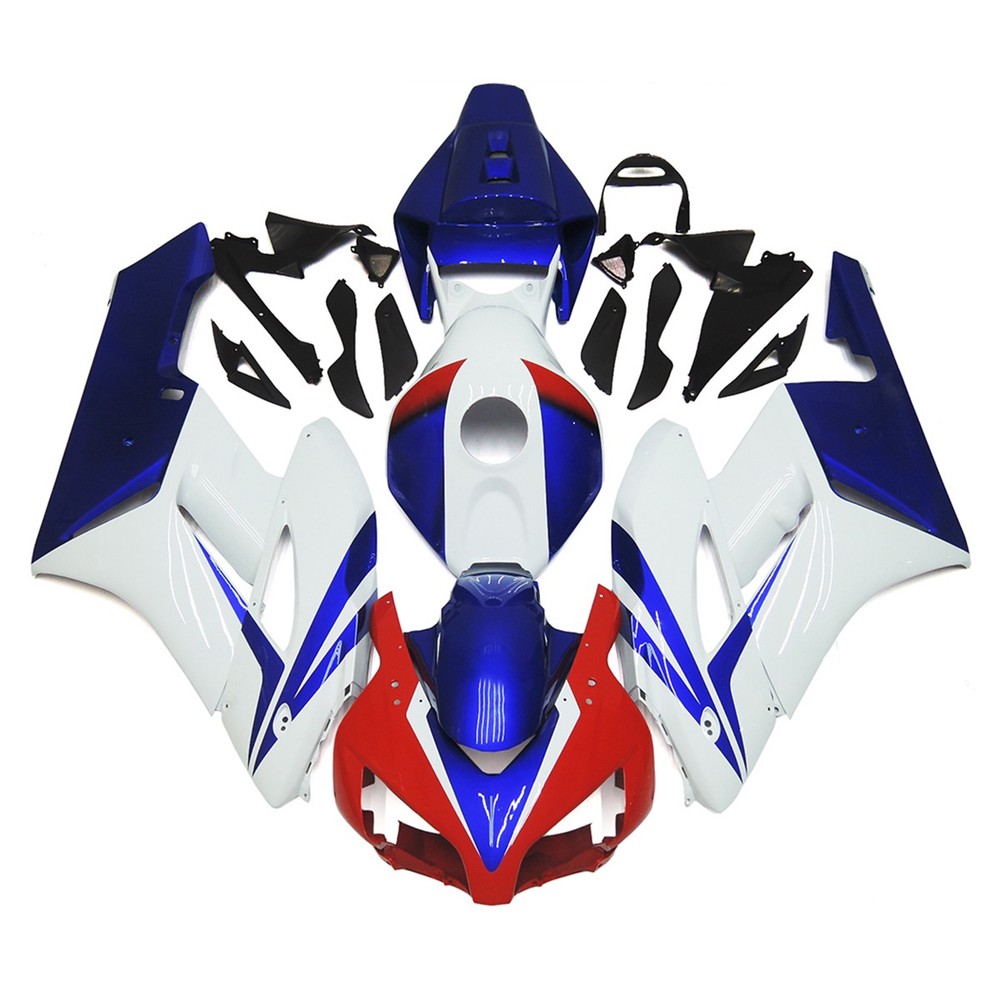 White Blue Red Fairing Kit For Honda CBR1000RR 2004 2005 ABS Plastic Body Kits