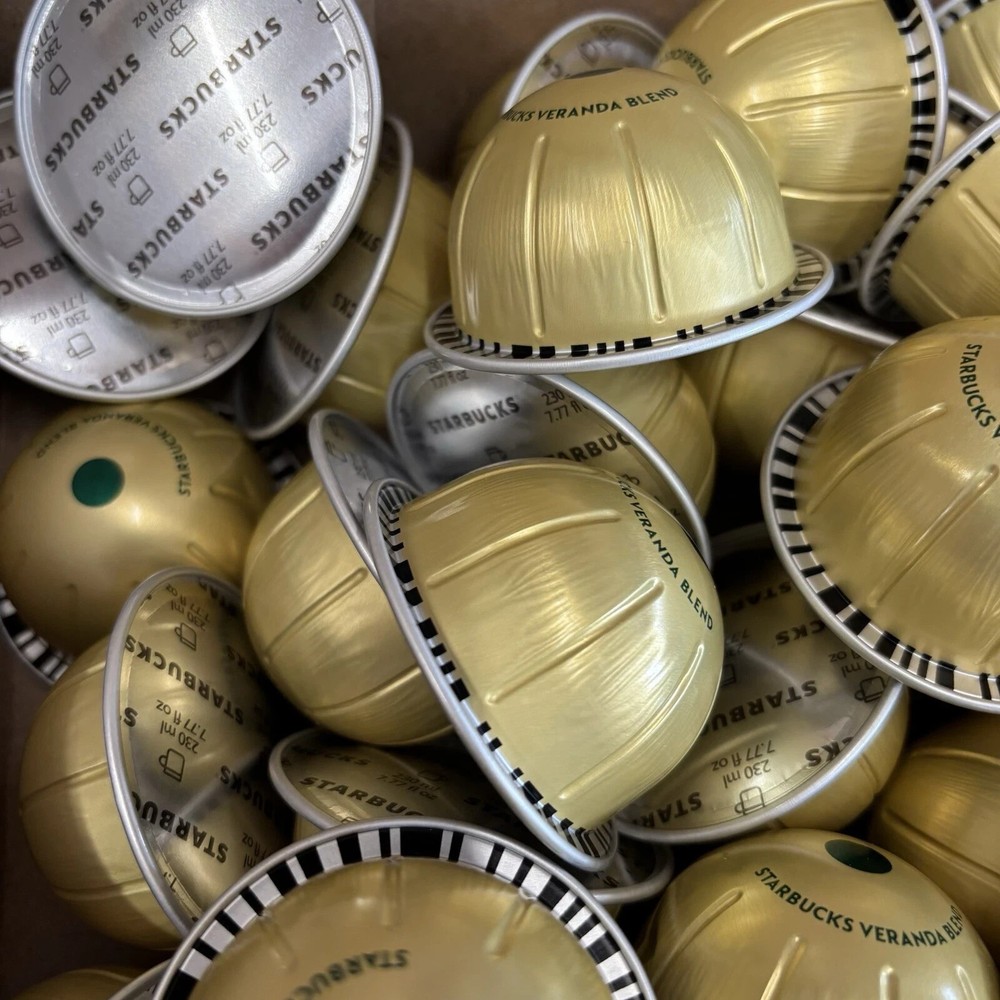 Starbucks Vertuo Veranda Blonde Roast Coffee Pods Bulk 100 Count Loose Pack  