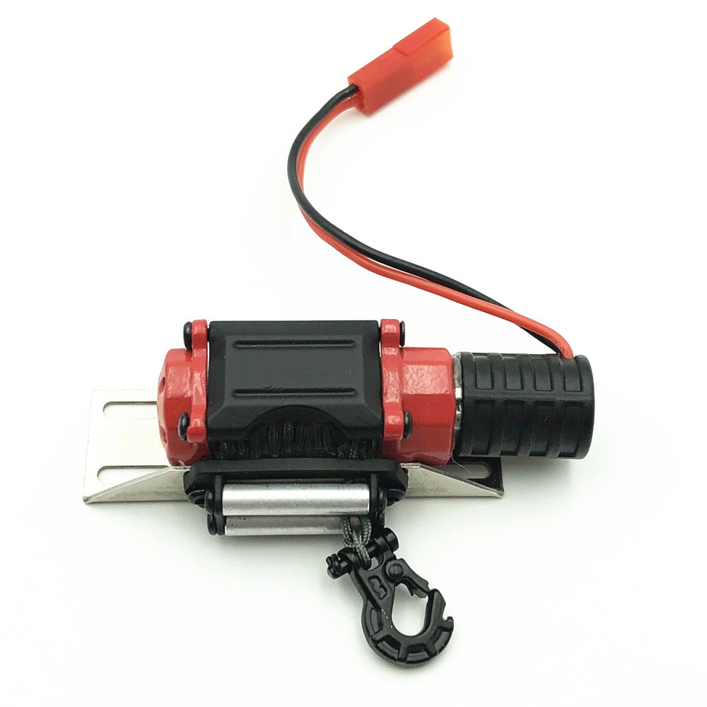 1/10 RC Car Warn Winch for SCX10 D90 D110 TF2 TRX4 TRX-4 KM2 RC Car Crawler