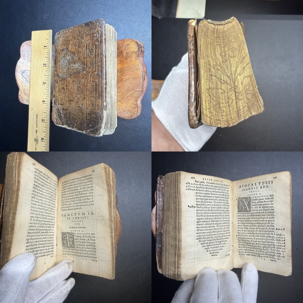 1520s? ✝️ Early Latin New Testament, Gospels Acts Epistles, No Rear Board /Title
