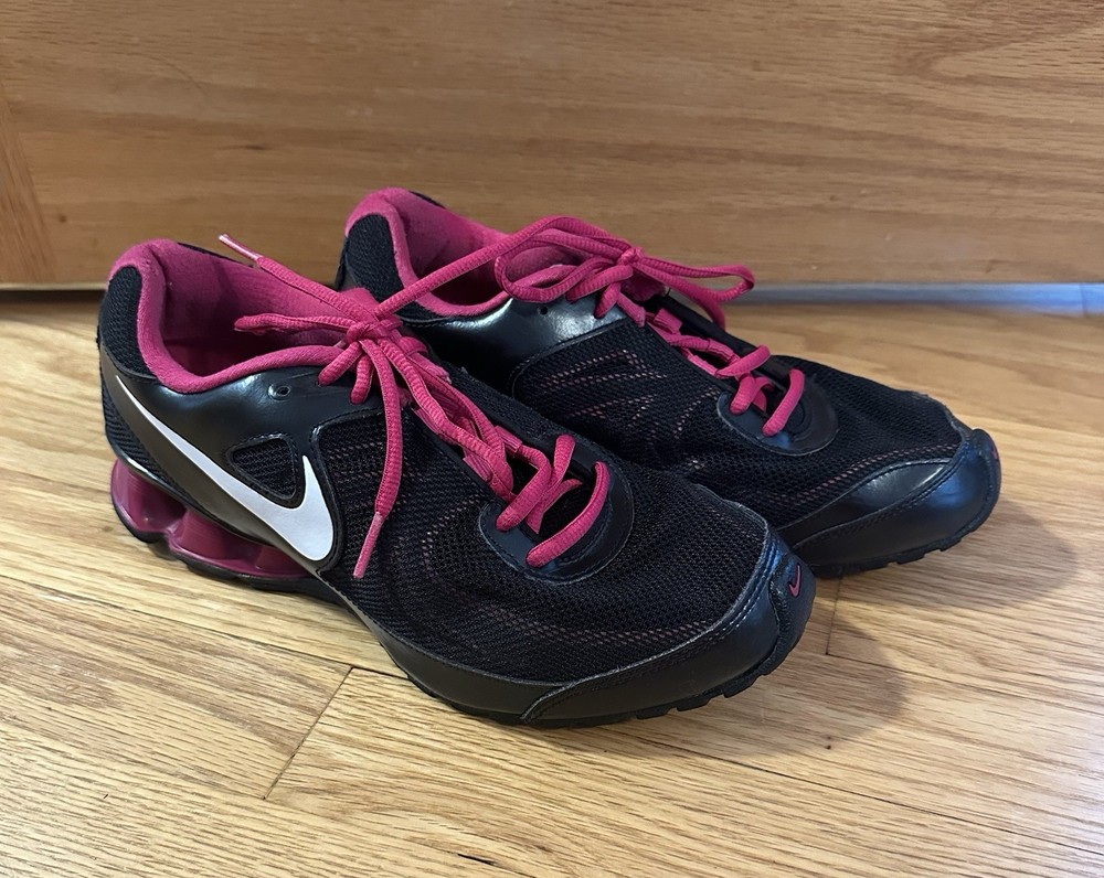 Nike Reax Women’s Running Shoes Black Pink Size 8 Athletic Sneakers