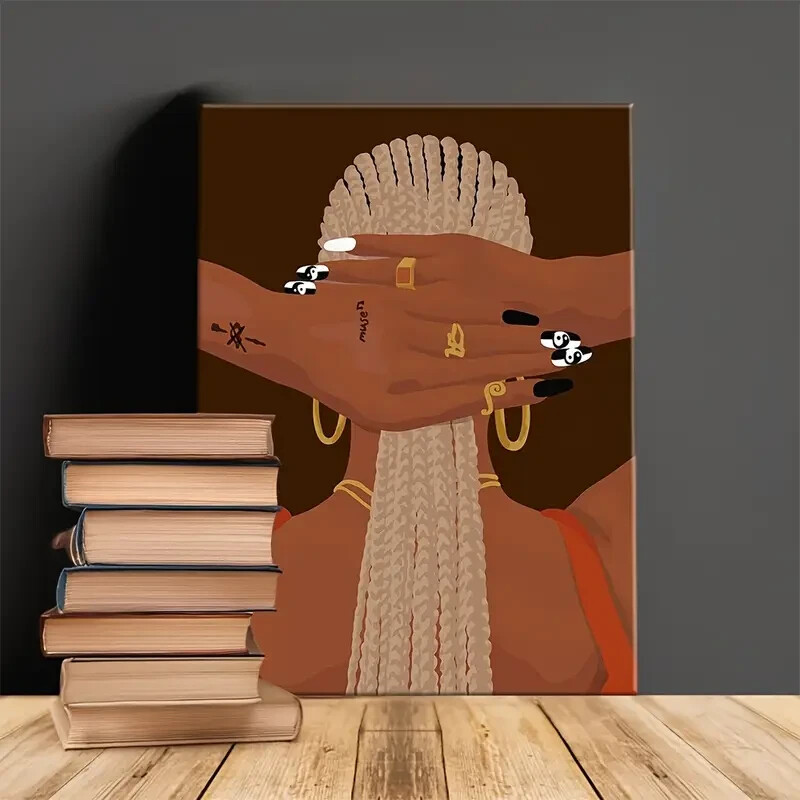 Vintage African Women  Wall Art  Canvas Unframed/Framed