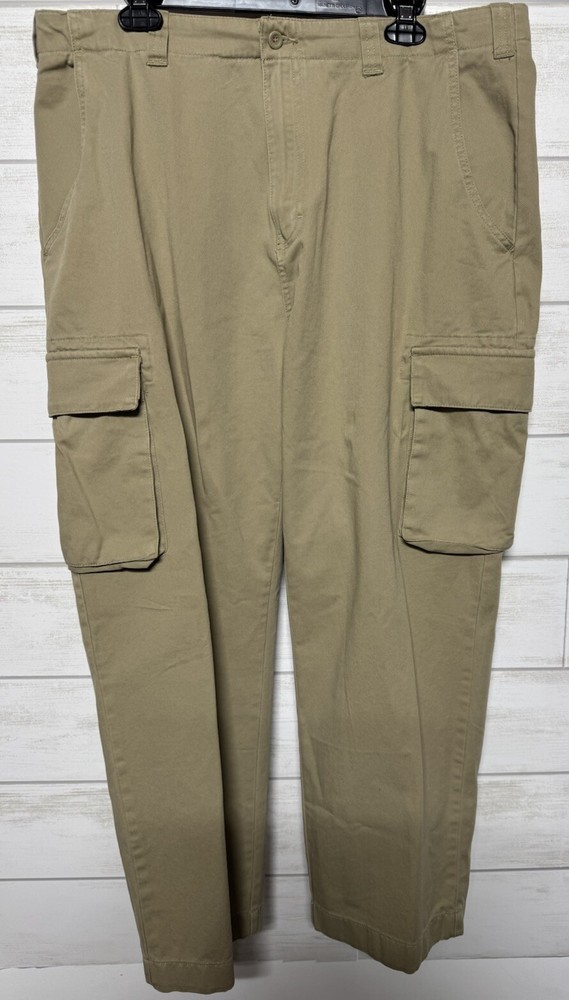 Vintage Tommy Hilfiger Cargo Pants Khaki Tommy Jeans Pockets Men's 38 x 30 Y2K