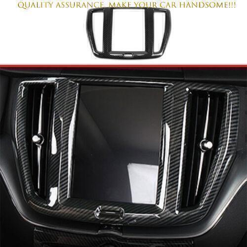 Volvo XC60 2018-2024 Carbon Fiber Navigation Screen Frame Center Console Trim 1PC