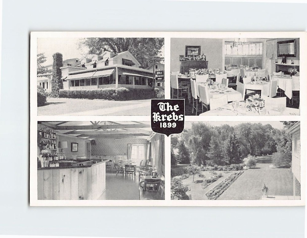 Postcard The Krebs 1899 Restaurant Skaneateles NY