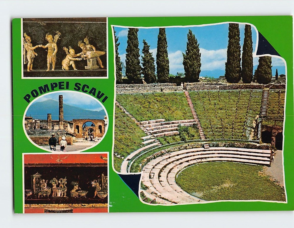 Postcard Scavi di Pompei Italy
