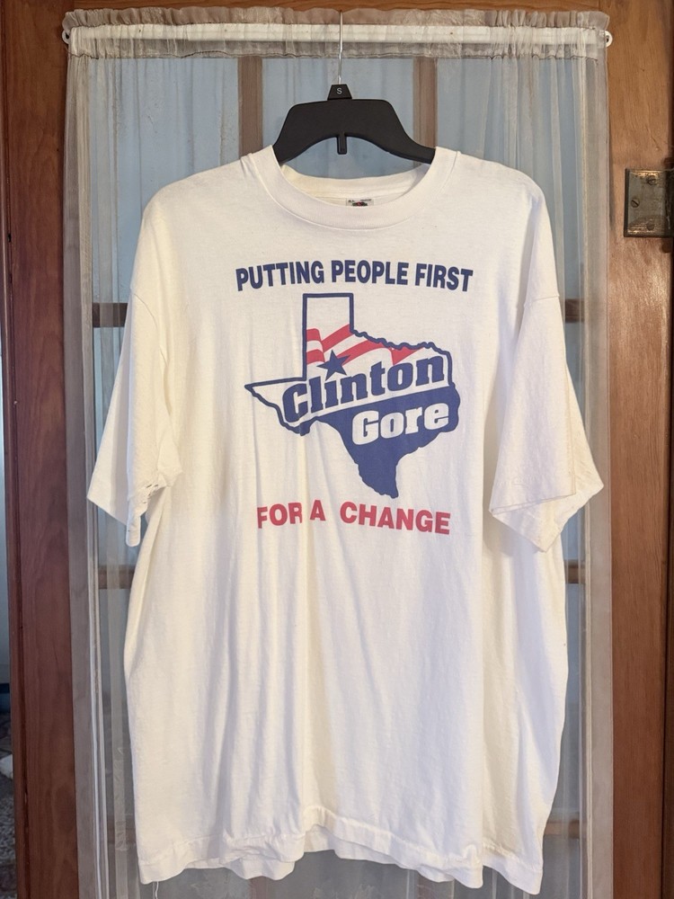 Clinton Gore Tshirt 1992, XL