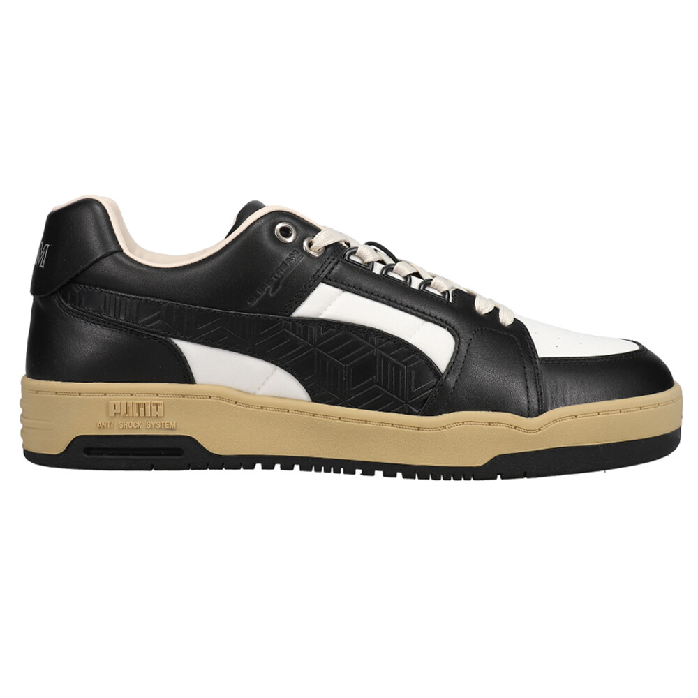 PUMA Mcm X Slipstream Lo Court Lace Up  Mens Black Sneakers Casual Shoes 3887330