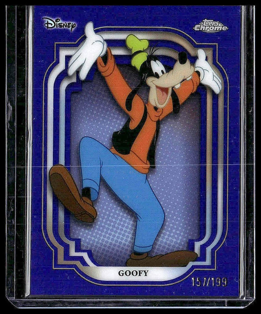 2024 Topps Chrome Disney Goofy Purple /199 #4