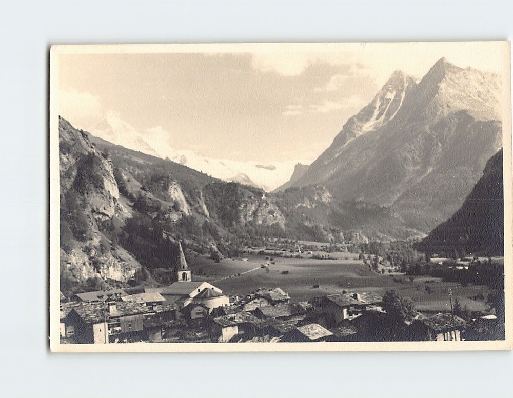 Postcard Village/Town Mountain Landscape Scenery Evolène Switzerland