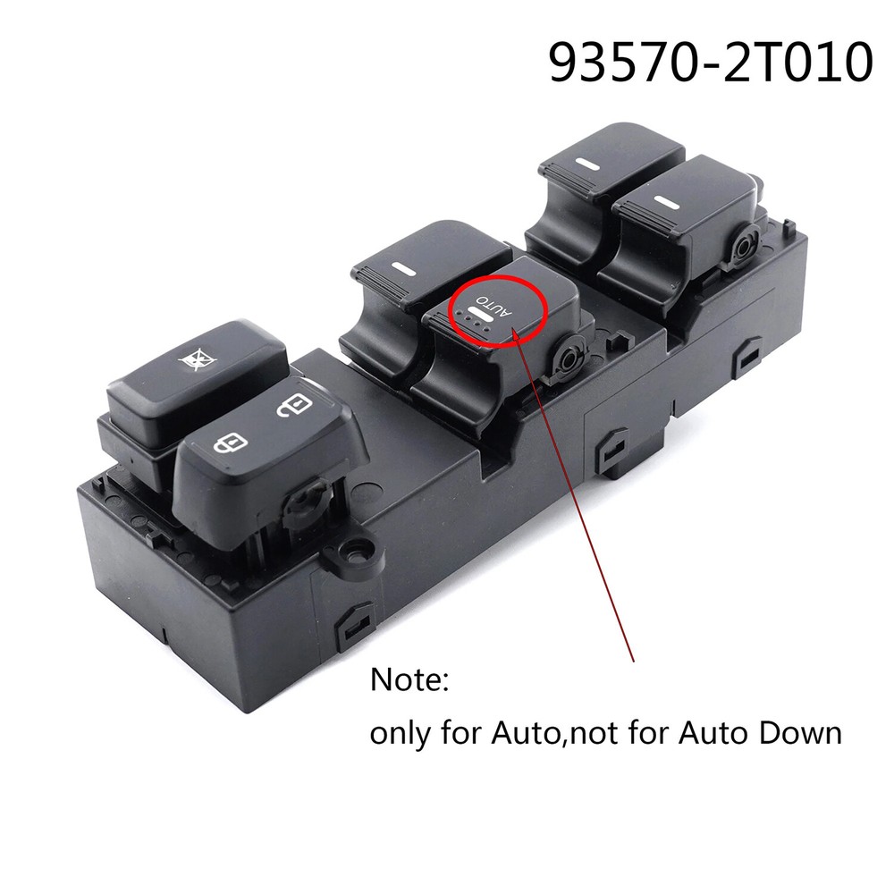93570-2T010 Front Left Driver Power Window Switch for 2011-2013 Kia Optima K5