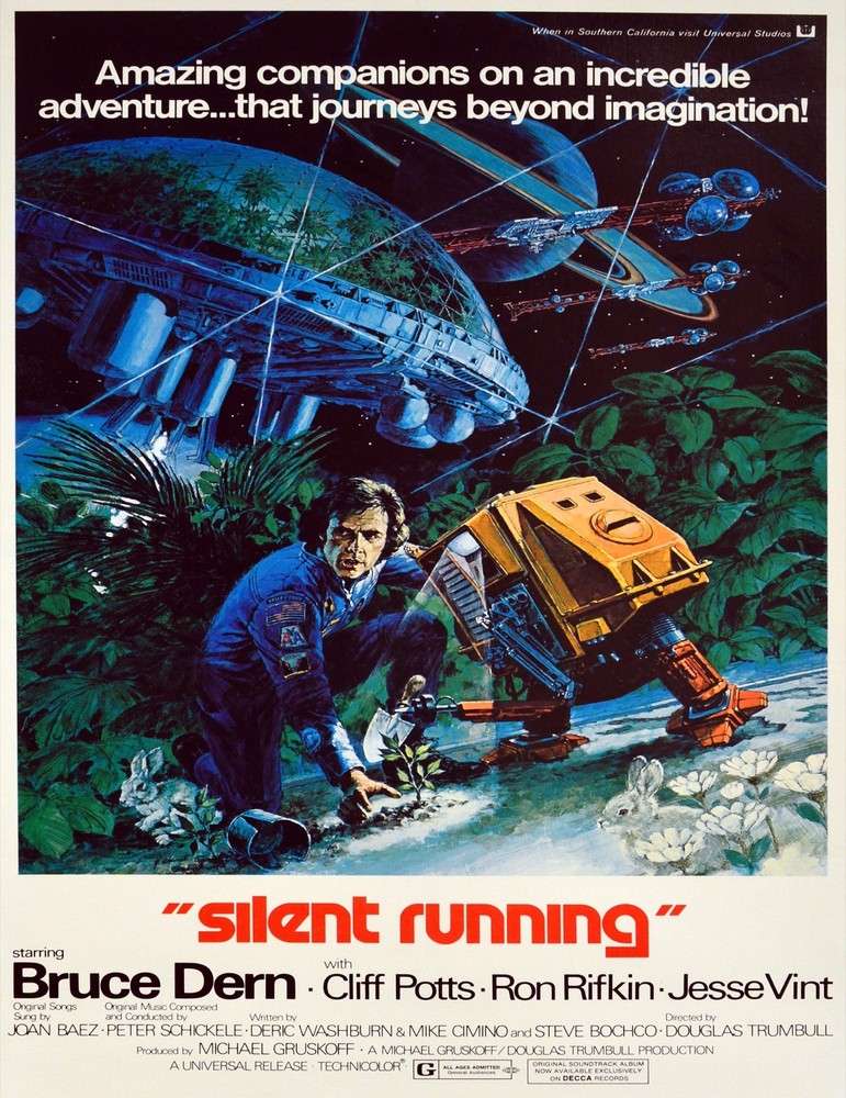 8715.Póster decorativo.Diseño de arte de pared para habitación en casa.Película de ciencia ficción de culto Silent Running